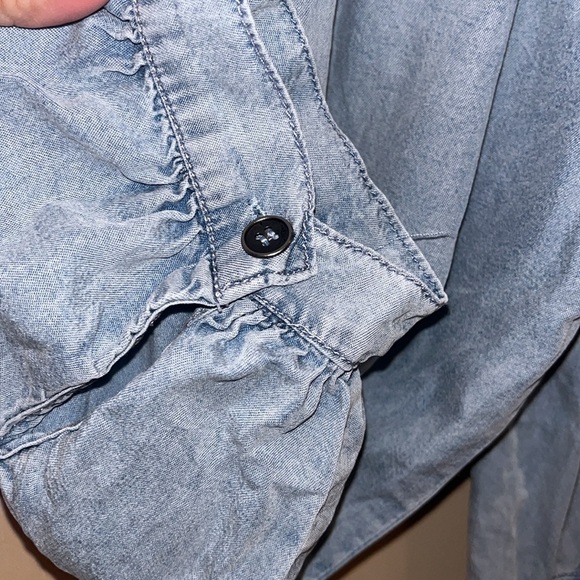 Washed out color denim mini or tunic size XL - Picture 5 of 12